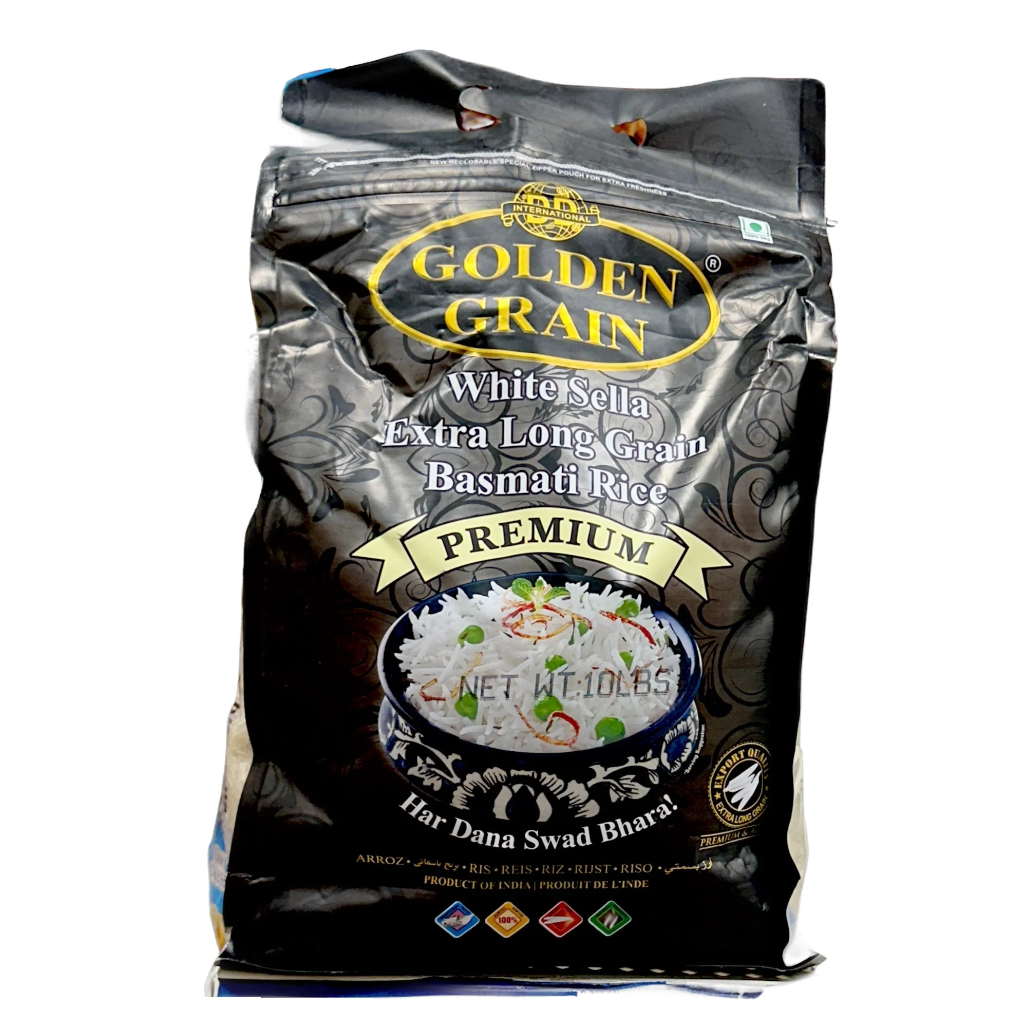 Golden Golden Grain Extra Long Sella Basmati Rice 10Lb 10Lb